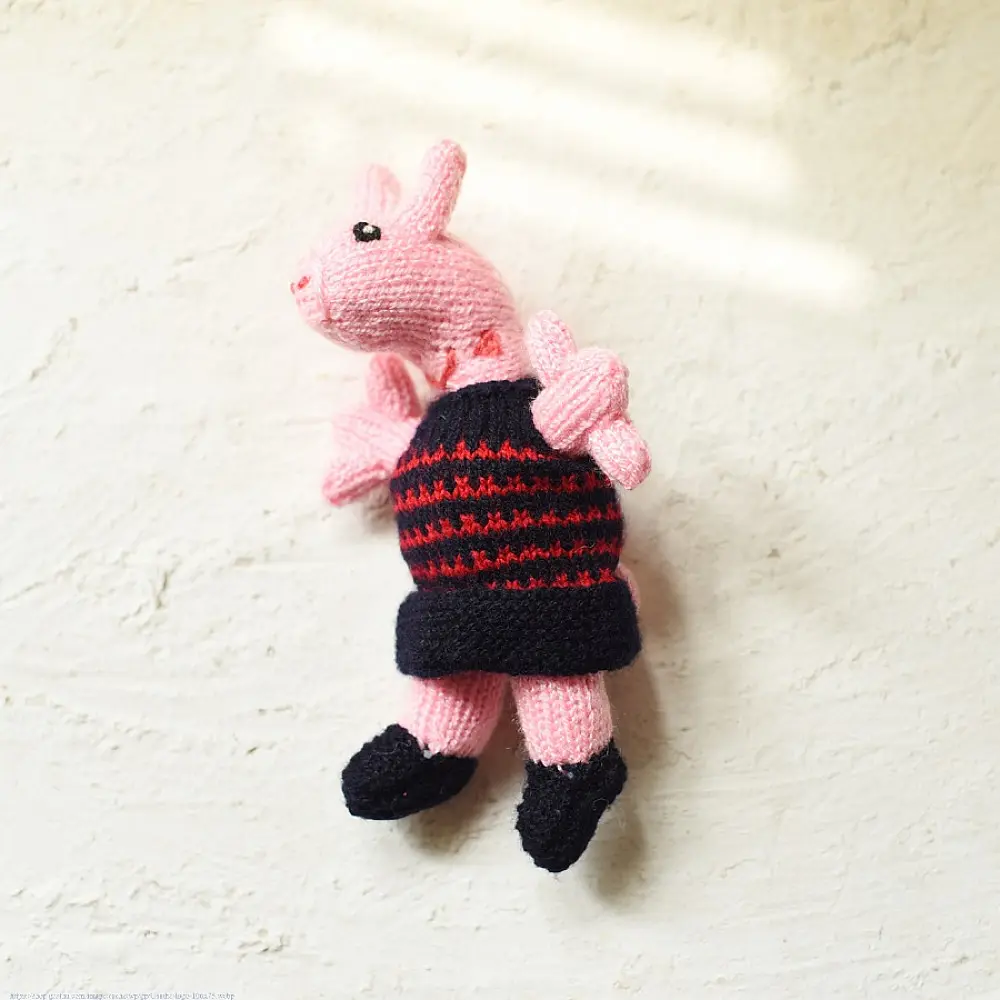 Buy Himalayan Knitted Woolen Soft Toy - Piggy