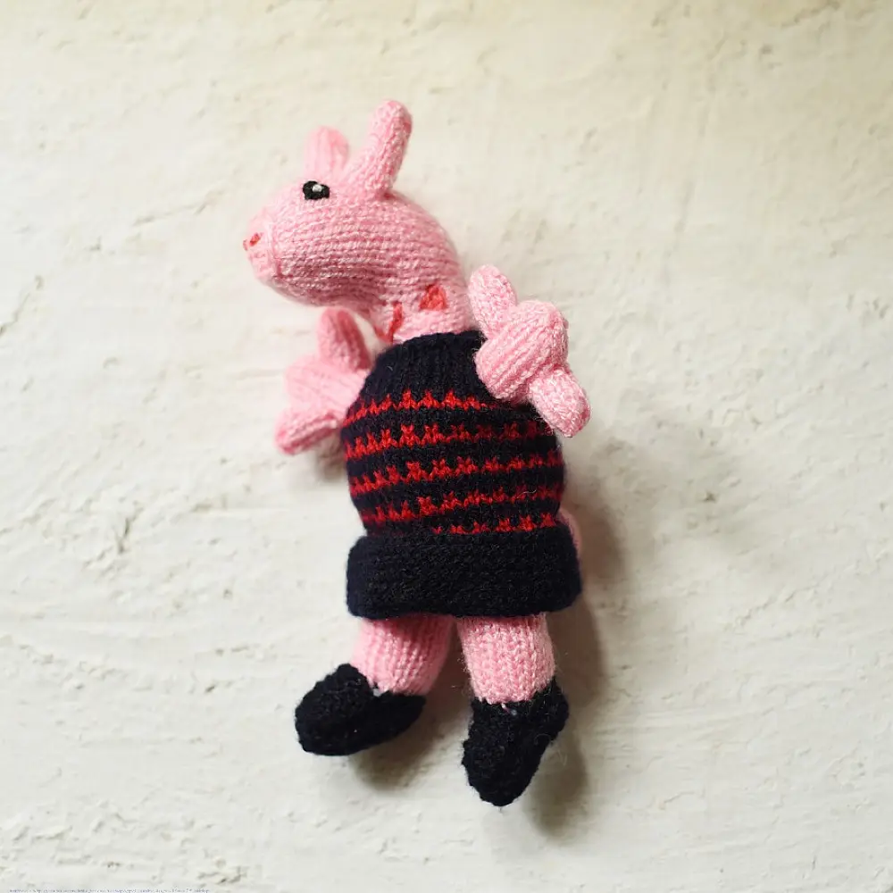 Buy Himalayan Knitted Woolen Soft Toy - Piggy