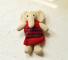 Guppy | Himalayan Knitted Woolen Soft Toy - Elephant (Two Color Options)