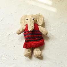 Guppy | Himalayan Knitted Woolen Soft Toy - Elephant (Two Color Options)