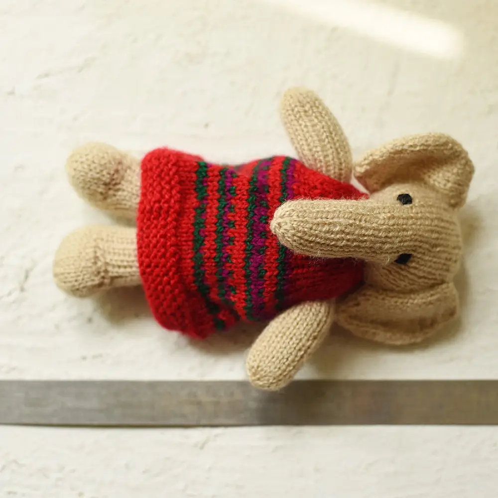 Buy Himalayan Knitted Woolen Soft Toy - Elephant 