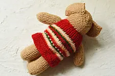 Guppy | Himalayan Knitted Woolen Soft Toy - Elephant (Red)