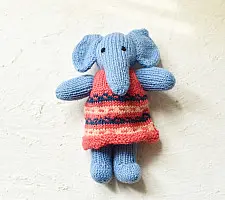 Guppy | Himalayan Knitted Woolen Soft Toy - Elephant (Two Color Options)