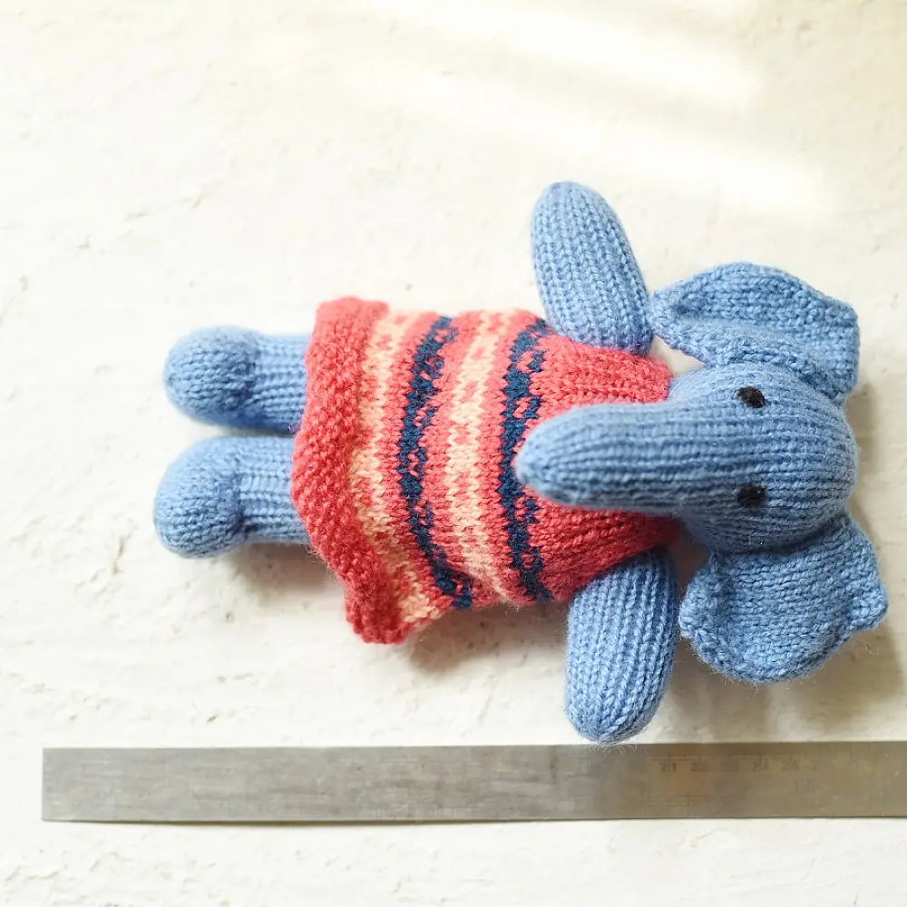 Buy Himalayan Knitted Woolen Soft Toy - Elephant 