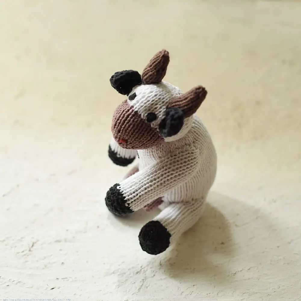 Buy Himalayan Knitted Cotton Soft Toy - Cow