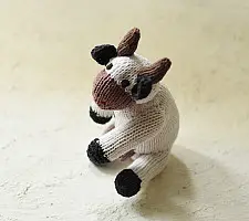 Guppy | Himalayan Knitted Cotton Soft Toy - Cow