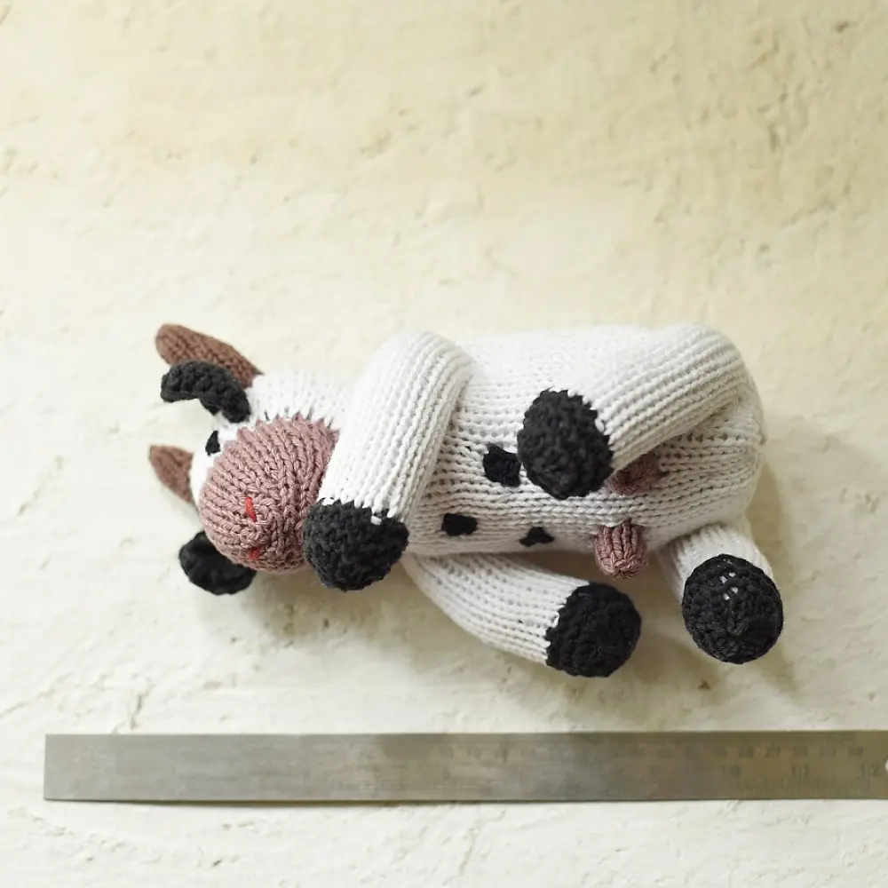 Buy Himalayan Knitted Cotton Soft Toy - Cow