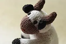 Guppy | Himalayan Knitted Cotton Soft Toy - Cow