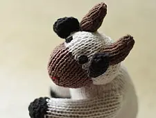 Guppy | Himalayan Knitted Cotton Soft Toy - Cow