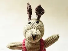 Guppy | Himalayan Knitted Cotton Soft Toy - Rabbit