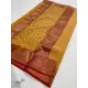 online shop handwoven chandri saree Mustard Yellow