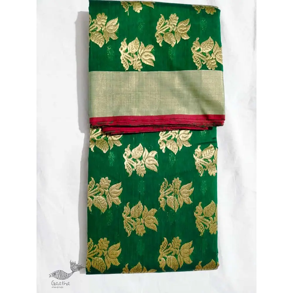 online shop handwoven chandri Silk Full Jaal Saree