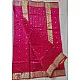 online shop handwoven chandri silk saree Rani-pink