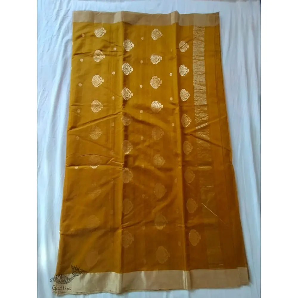 online shop handwoven chandri saree