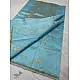 online shop handwoven chandri silk saree Sky Blue
