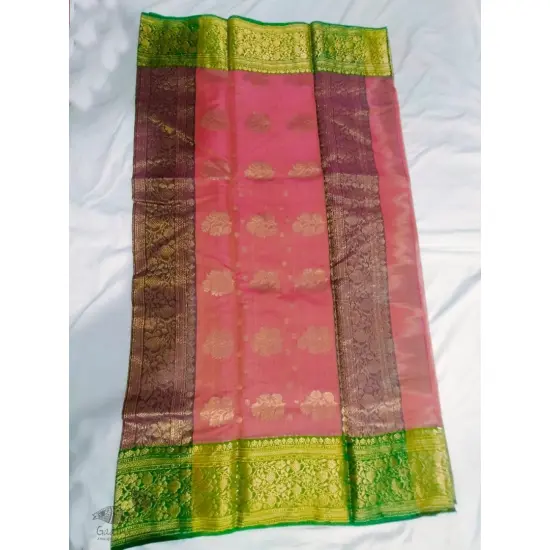 online Handwoven Chanderi Silk Saree 