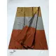 online Handwoven Chanderi Silk Zari Saree Golden, Silver & Copper