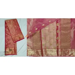 Padmapriya | Chanderi Silk Saree With Woven Border