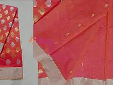 Padmapriya | Handwoven Chanderi Silk Saree - Dhup Chhaun