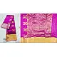 online Handwoven Chanderi Silk Magenta Saree 