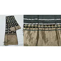 Padmapriya | Handwoven Silk - Chanderi Leaf Motif Saree