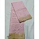 online Chanderi Silk Handwoven Saree - Light Pink with Golden Butta