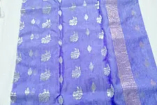 Padmapriya | Chanderi Silk Handwoven Saree - Purple