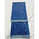 online Chanderi Silk saree -  bluish grey
