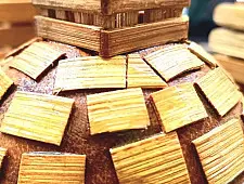 Handmade From Bamboo | Miniature Sanchi Stupa