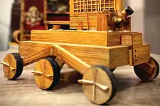 Handmade From Bamboo | Miniature Toy (Chandrayan Model)