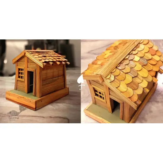 shop Handmade From Bamboo - Miniature Hut House