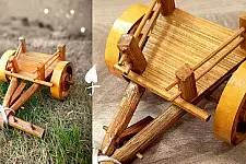 Handmade From Bamboo | Miniature Cart