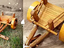 Handmade From Bamboo | Miniature Cart