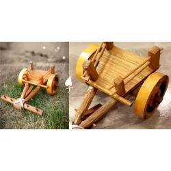 Handmade From Bamboo | Miniature Cart