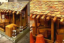 Handmade From Bamboo ~  Tribal House Set  / Gift Hamper