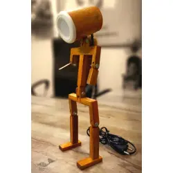 Handmade From Bamboo | Bamboo Robotic Table Lamp