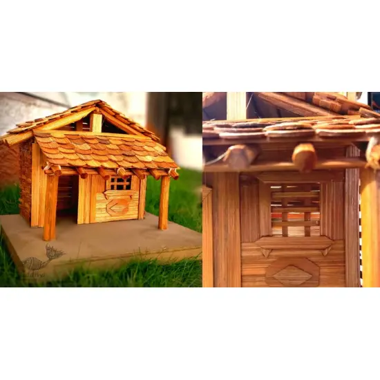 shop Handmade From Bamboo - Bamboo Hut Dual Shed