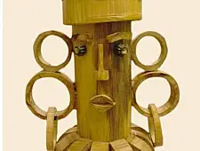 Handmade From Bamboo -  Flower Pot 