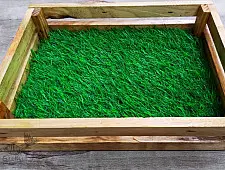 Handmade From Bamboo -  Grass Base Tray 