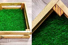 Handmade From Bamboo -  Grass Base Tray 