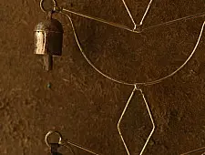 Jingles & Carrolls ~ Kutch Hanging Metal Bell - Diya