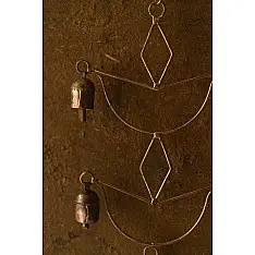 Jingles & Carrolls ~ Kutch Hanging Metal Bell - Diya