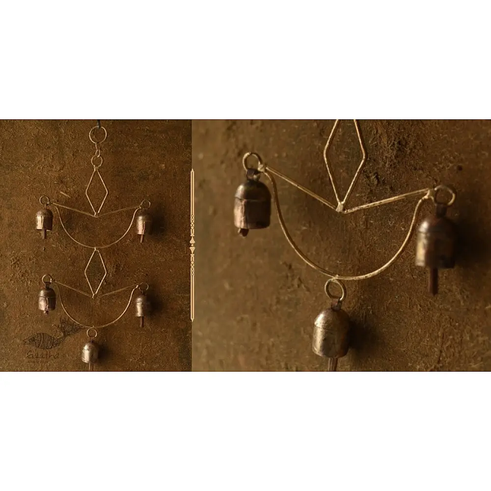 shop Kutch Hanging Metal Bell - Diya