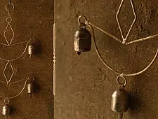 Jingles & Carrolls ~ Kutch Hanging Metal Bell - Diya