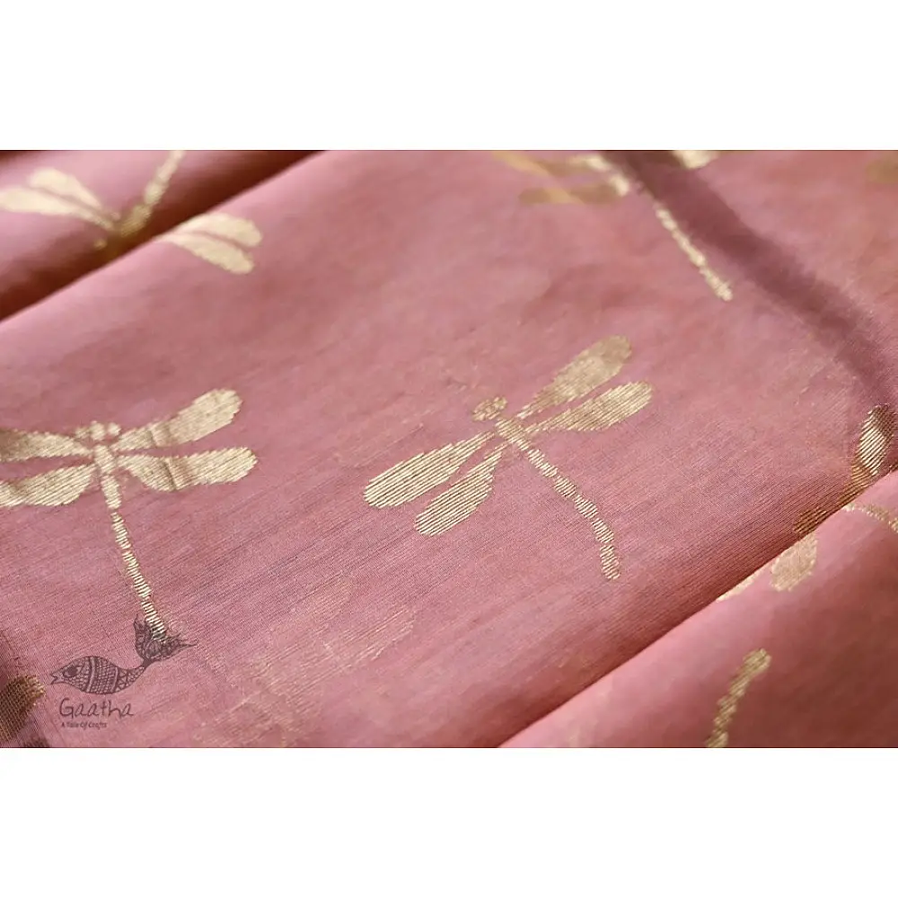 Bodhita ⚛ Handloom Chanderi Zari Boota Saree ⚛ 8