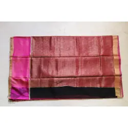 Satyawati ⚛ Handloom Chanderi Zari Full Jaal Saree ⚛ 12