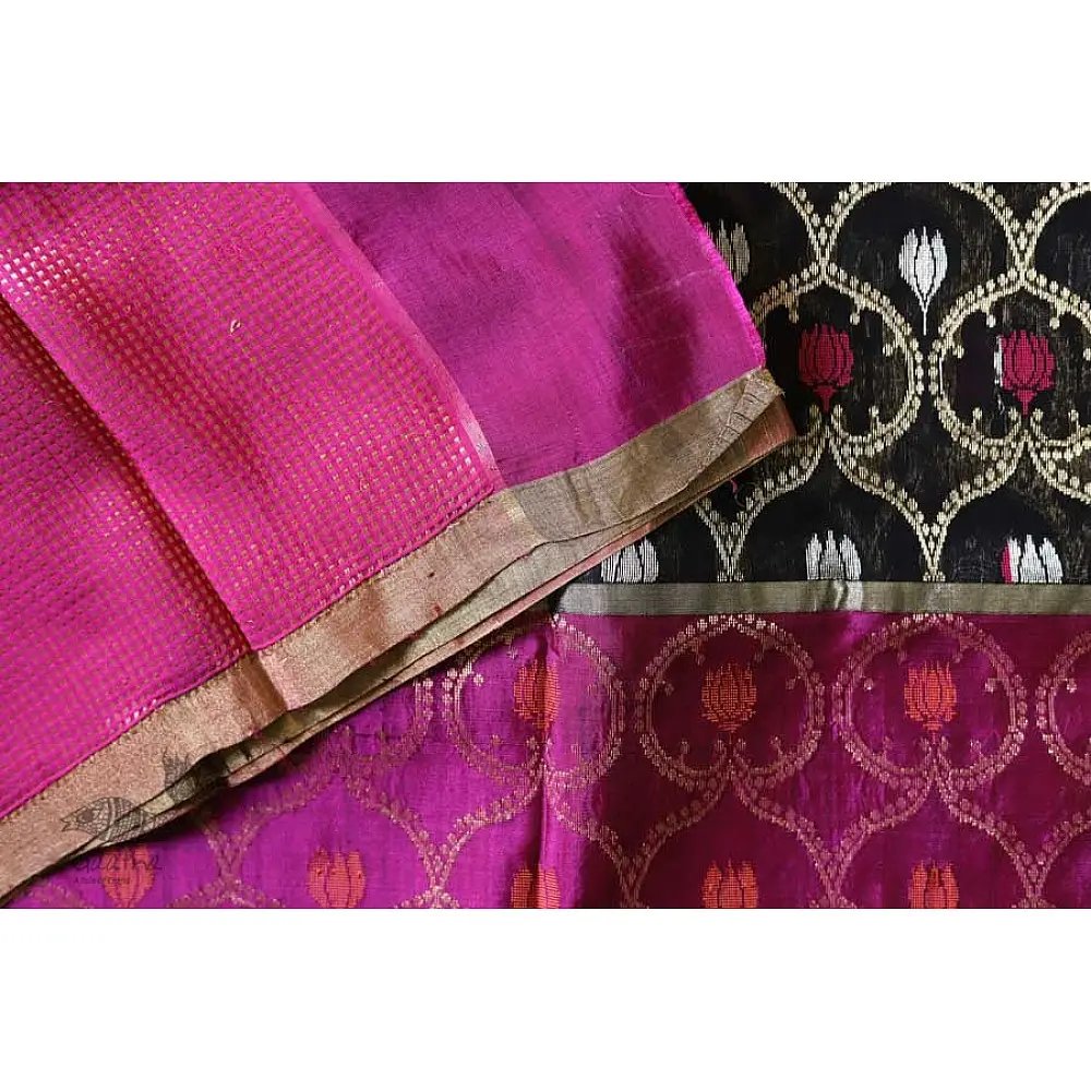 Bodhita ⚛ Handloom Chanderi Zari Full Jaal Saree ⚛ 12