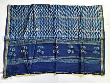 पलक ⚛ Dabu Printed . Embroidered Maheshwari  Saree ⚛ 15