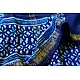 पलक ⚛ Dabu Printed . Embroidered Maheshwari  Saree ⚛ 11