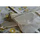 Handloom Chanderi yellow flower Printed Saree 